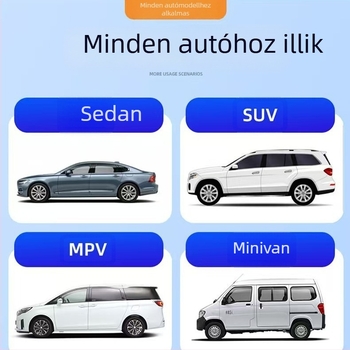 Fém belső autó díszítő elem – rejtett ideiglenes parkolási tábla, LP modell, logónyomtatás lehetséges