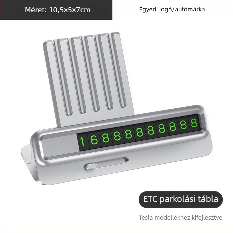 Rejtett parkolási tábla – Modell HB-TCP01-ETC, Műanyag, Márka Road righteousness