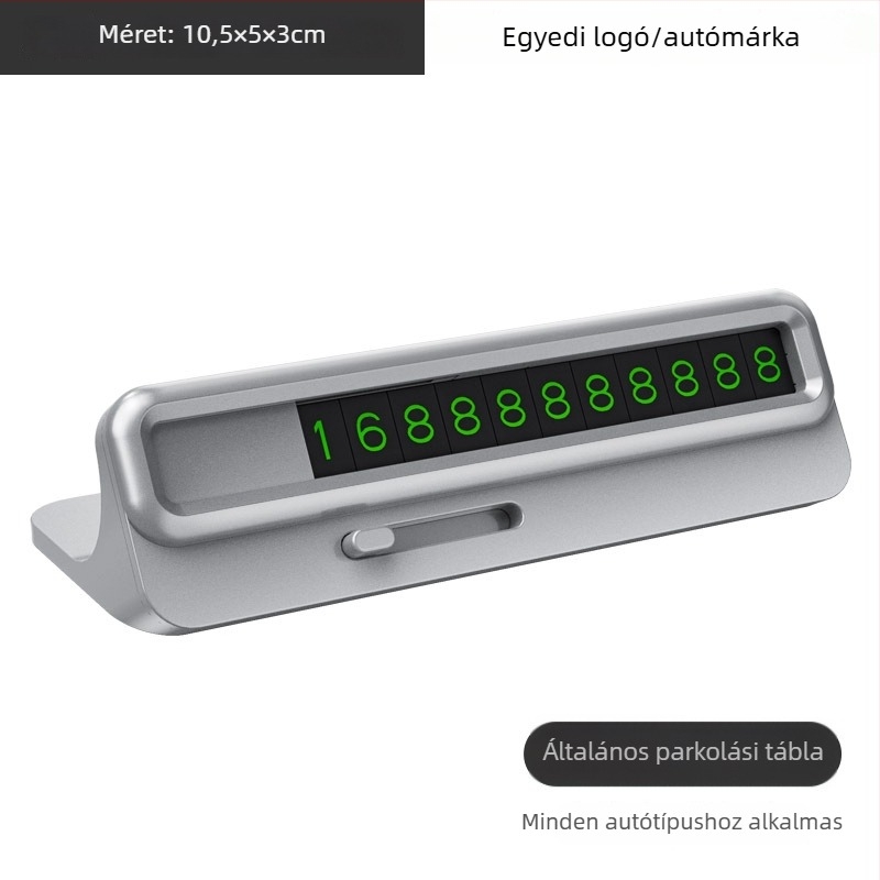 Rejtett parkolási tábla – Modell HB-TCP01-ETC, Műanyag, Márka Road righteousness