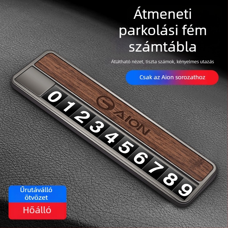 Ideiglenes autó rendszámtábla kártya – fém, testreszabás nélkül, logómentes, rejtett kialakítás
