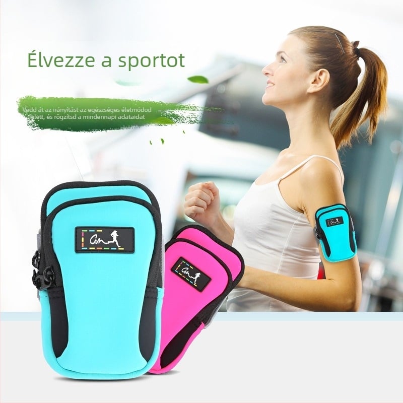 Telefonos kar-táska – Uniszex, anyag: Diving cloth, Légáteresztő, Vízálló, Ultra könnyű, Poliészter bélés