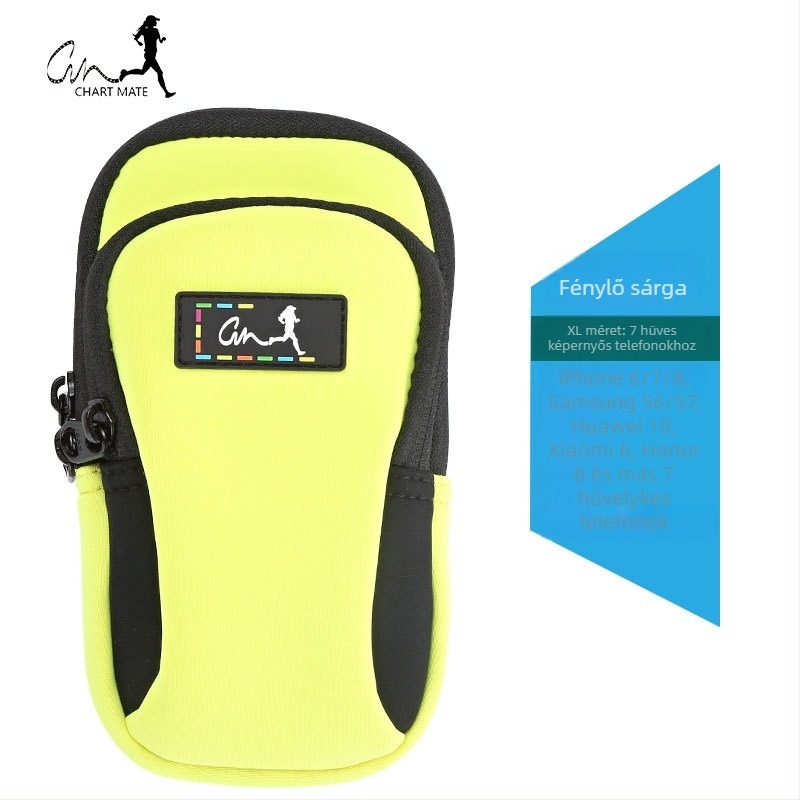 Telefonos kar-táska – Uniszex, anyag: Diving cloth, Légáteresztő, Vízálló, Ultra könnyű, Poliészter bélés