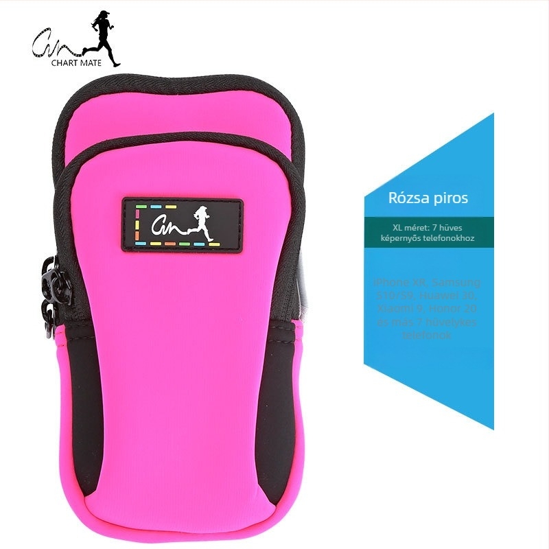 Telefonos kar-táska – Uniszex, anyag: Diving cloth, Légáteresztő, Vízálló, Ultra könnyű, Poliészter bélés