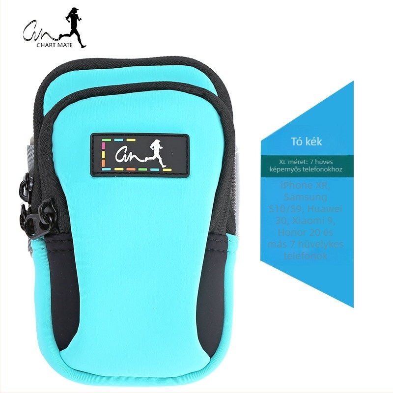 Telefonos kar-táska – Uniszex, anyag: Diving cloth, Légáteresztő, Vízálló, Ultra könnyű, Poliészter bélés