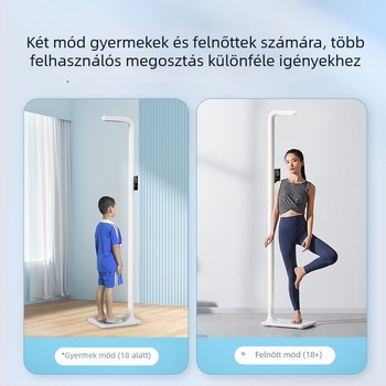 Intelligens elektronikus testsúlymérő ultrahangos méréssel, Bluetooth és hangos bejelentéssel, BMI, modell CP30C