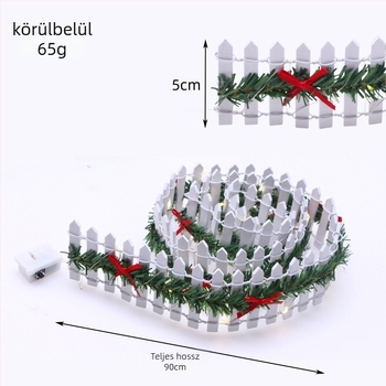 Zakka Micro Landscape Kerti Kerítés - Kézzel készített, Faanyagból, Pastoral Stílus, Személyre szabott Kivitelezés