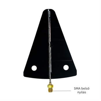 SL10Mini Logaritmikus Periódikus Antenna - 50 kHz–3 GHz, alacsony frekvencia, magas nyereség, irányított vevőantenna műholdakhoz
