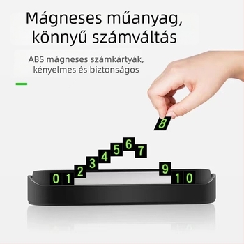 Junlong Rejtett rendszámtábla, műanyag, modell P01, testreszabható nyomtatott logóval