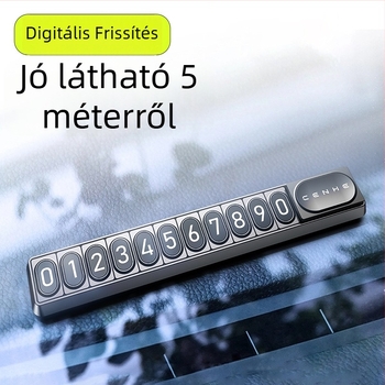 Rejtett mágneses autó rendszámtábla – modell Little One H10, műanyag, logó OK, márka Chenghe