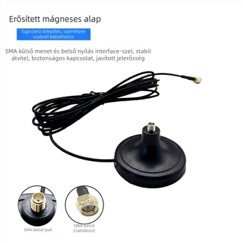 Core Billion vákuumos alapú antenna 4G, Wi‑Fi és GSM-hez, hosszabbító kábellel (router és hálózati kártyához)