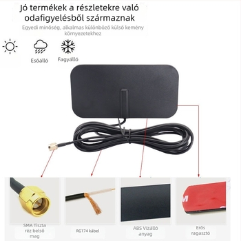 4G kültéri vízálló omnidirekcionális patch antenna SMA csatlakozóval, SWR ≤ 1.5 – Chenyuxin CYX-TP