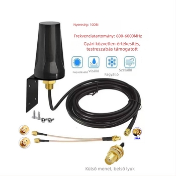 Kültéri vízálló DTU eszköz 3G/4G/5G teljes sávú, omnidirekcionális antenna töltőszekrényekhez