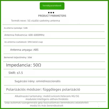 DTU/NB/3G/4G modulokhoz kabinet antenna – négy az egyben univerzális antenna, teljes 4G/5G frekvenciatartomány