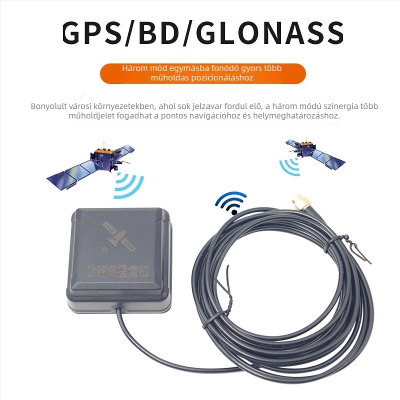 Beidou GPS GLONASS GNSS antenna – aktív laminált kerámia navigációs antenna műholdas pozicionáláshoz
