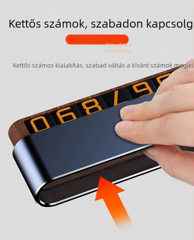 Autó dekoráció DIY ideiglenes parkolási jel és logónyomtatás