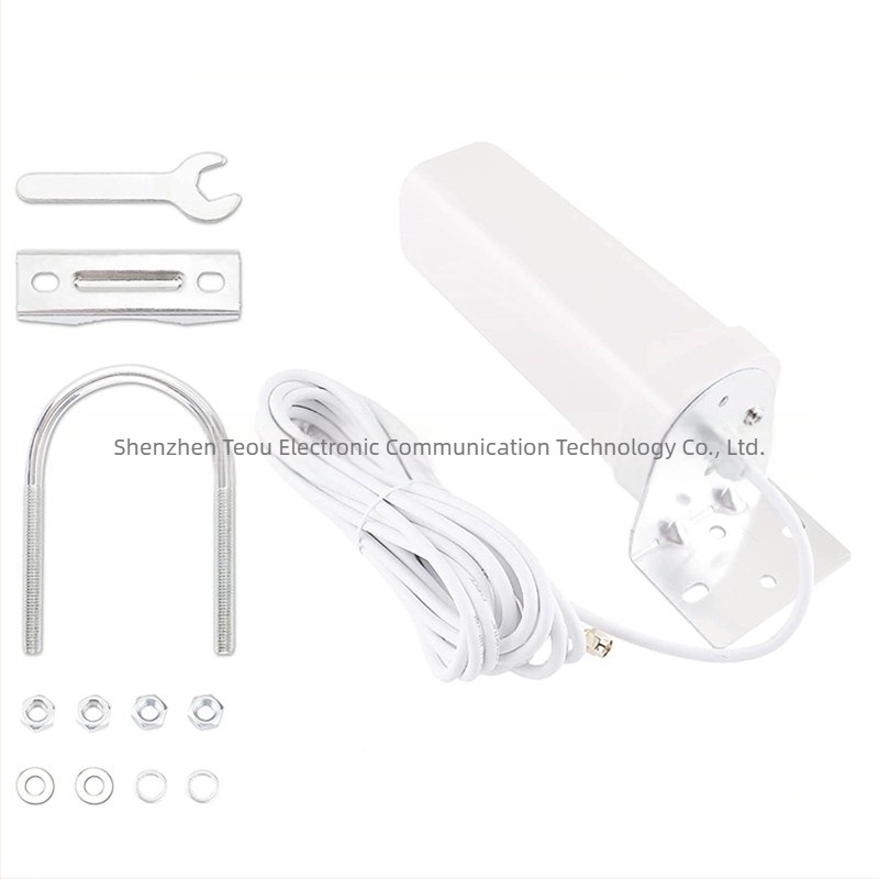 Kültéri Omni irányú antenna kettős SMA férfi csatlakozókkal, 3G/4G/5G/LTE, 50 Ω, 18 dBi, SWR ≤ 1,5