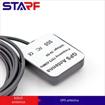 Beidou/GPS kettős módú külső jármű antenna, 28 dBi nyereséggel, 50 Ω impedancia, SWR ≤ 2