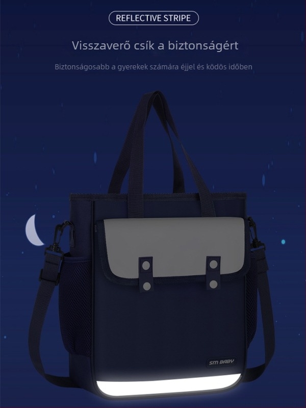 Oxford vászonból készült kiegészítő tanórás táska, belső nylon bélés, ultra könnyű, kopásálló, éjszakai fényvisszaverő, uniszex, általános iskola számára, anime minta