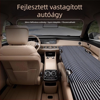 Általános nem felfújható autóágy a hátsó üléshez, összecsukható utazóágy az autóban (modell: Hhyhe21n, Oxford szövet)