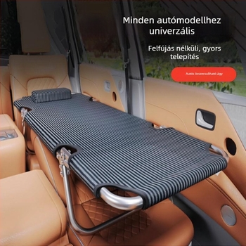 Általános nem felfújható autóágy a hátsó üléshez, összecsukható utazóágy az autóban (modell: Hhyhe21n, Oxford szövet)