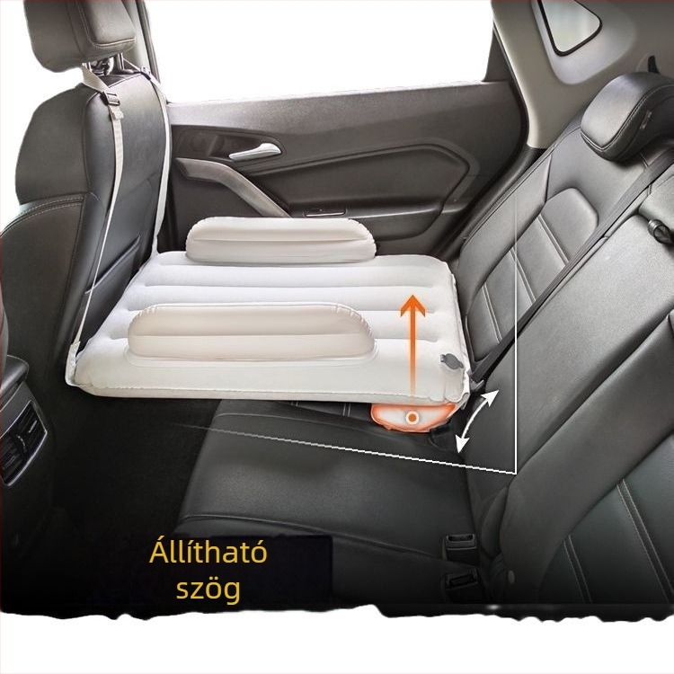 Hátsó ülésre szóló felfújható matrac babák és gyerekek számára utazásokhoz (univerzális autó kompatibilitás; felfújási módszer: más; testreszabás nélkül)