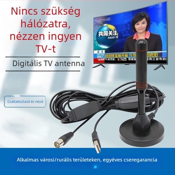 Földi digitális TV antenna DTMB HDTV vevő, beltéri, univerzális set-top box