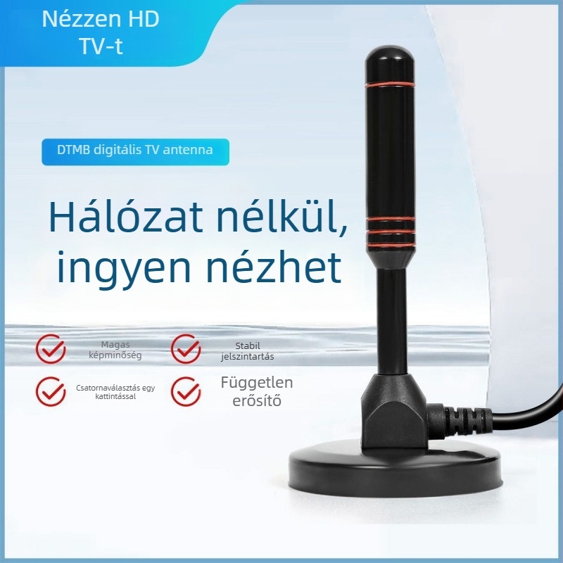 Földi digitális TV antenna DTMB HDTV vevő, beltéri, univerzális set-top box