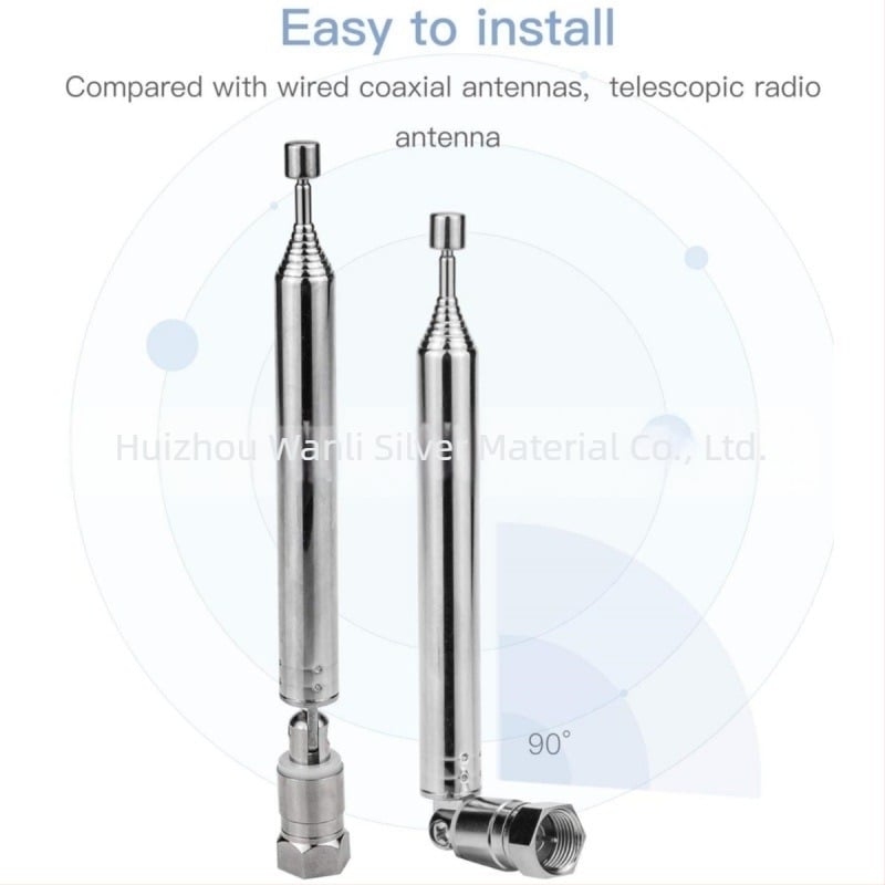 7120F kihúzható rudas FM antenna, négy részes készlet