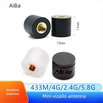 Szekrényhez való műanyag sapkás antenna WiFi/Bluetooth-támogatással, frekvenciák 2.4/5.8 GHz és 433 MHz