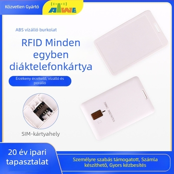 Egyetemi campusz ID-kártya SIM-kártya nyílással és RFID 13.56 MHz M1 - Antwei ATWE-99-0001-020