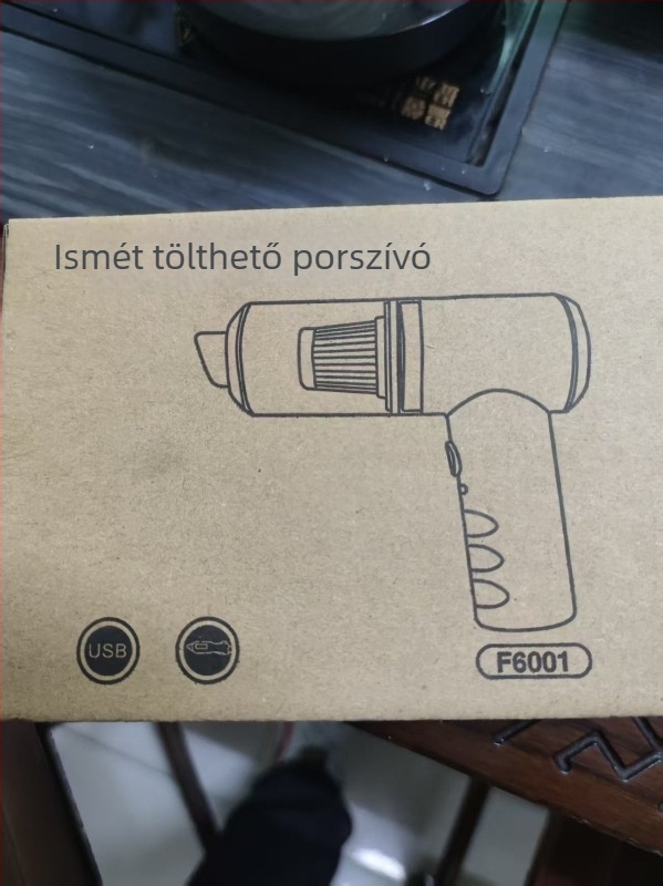 Kézi, vezeték nélküli porszívó, 5500 Pa szívóerő, 45 W, 3,7 V, újratölthető