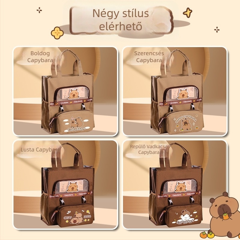 Gyerekeknek való tote táska – Oxford anyag, vízálló, ultrakönnyű, kopásálló, anime mintázat