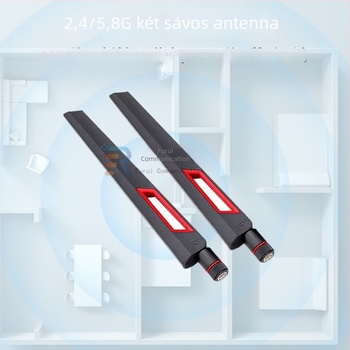 2.4G/5G/5.8G két sávos Glue-Stick antenna, Wifi6, magas nyereség, mindenirányú, Asus routerhez