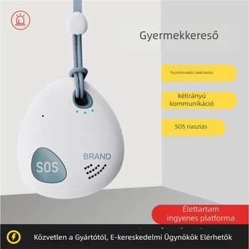 Beidou SOS nyomkövető hanghívással és GPS-szel, vezeték nélküli kerítés, lopás elleni védelem idős és gyerekek számára, Modell X1, GPS-pontosság 5 m, akkumulátor élettartam kb. 5 nap, vízálló