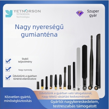 Multi-sávos vezeték nélküli modul SMA csatlakozóval és gumírozott burkolattal, WiFi/4G/2,4GHz/5,8GHz
