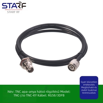 RTK/GPS hosszabbító kábel, TNC férfi–nő, PCB-re szerelhető, GPS navigációhoz és tengeri vevőkészülékekhez
