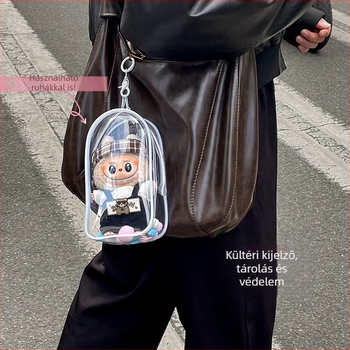 Tároló függő táska, kocka alakú PVC, többfunkciós, utazáshoz, modell LS25005-2