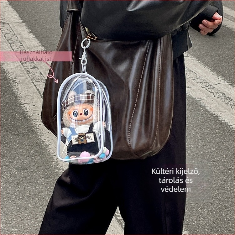 Tároló függő táska, kocka alakú PVC, többfunkciós, utazáshoz, modell LS25005-2
