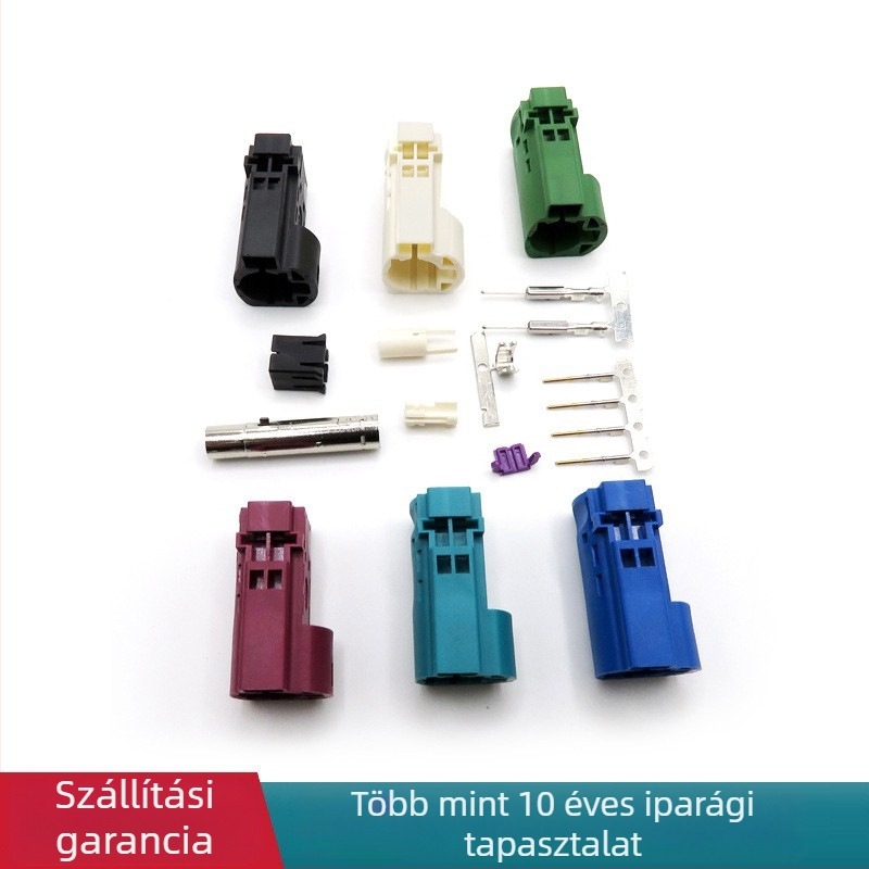 Autóipari nagysebességű csatlakozó HSD LVDS4+2, 6 tű, réz izolátor