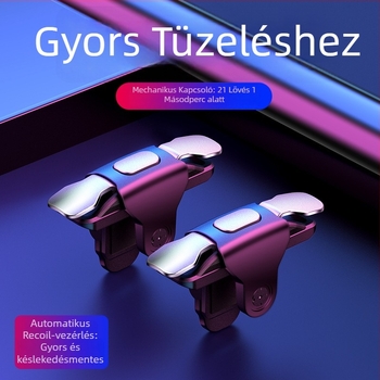 S03 vezeték nélküli mini játékkontroller mechanikus gombokkal és erővisszacsatolással, PC/iOS/Android kompatibilis