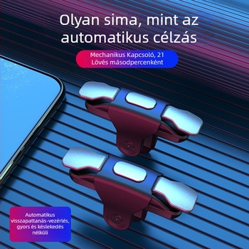 S03 vezeték nélküli mini játékkontroller mechanikus gombokkal és erővisszacsatolással, PC/iOS/Android kompatibilis