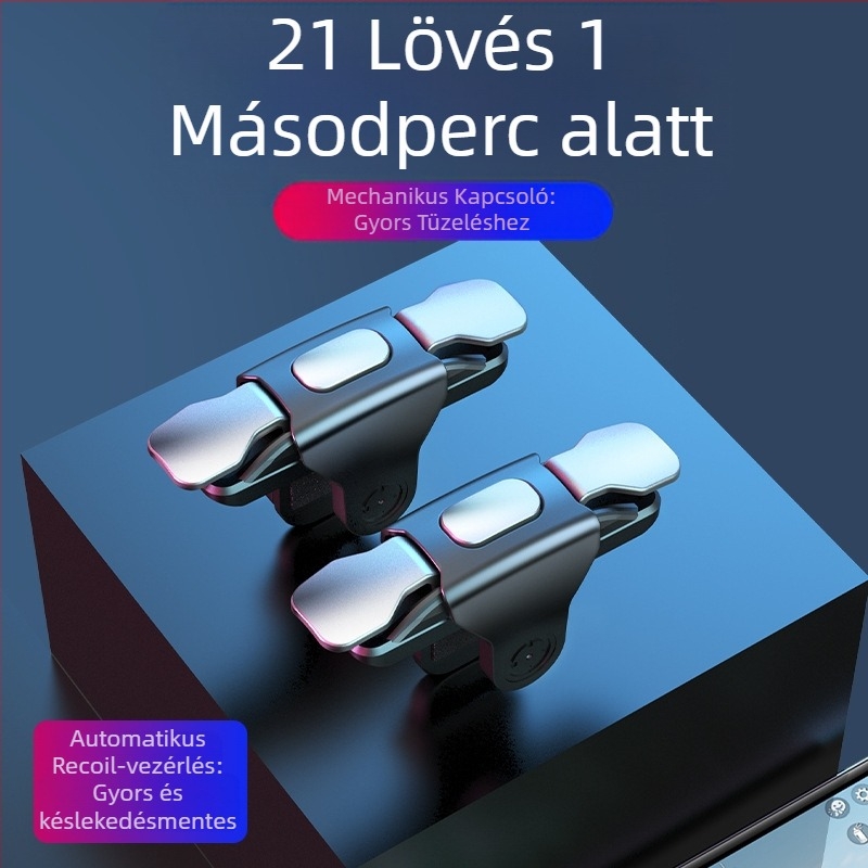 S03 vezeték nélküli mini játékkontroller mechanikus gombokkal és erővisszacsatolással, PC/iOS/Android kompatibilis