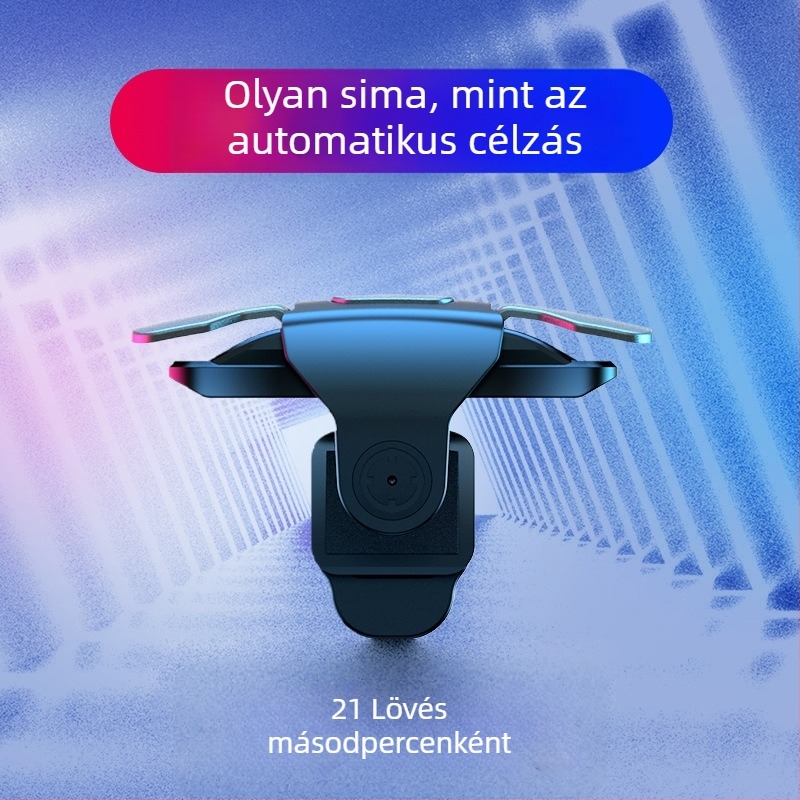 S03 vezeték nélküli mini játékkontroller mechanikus gombokkal és erővisszacsatolással, PC/iOS/Android kompatibilis