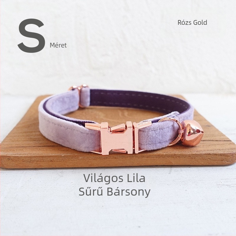 Macska nyakörv masnival – muttco, poliészter, Color Block mintázat