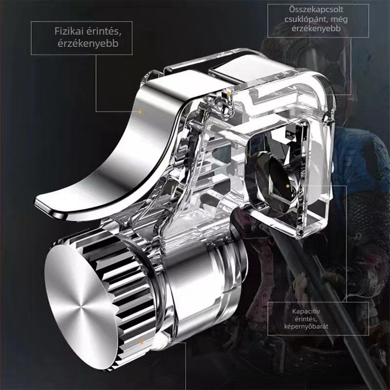 R11 vezeték nélküli játékkontroller mechanikus gombokkal – kompatibil iOS és Android, műanyag test, 20 g