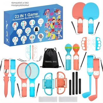Switch2 Gen 23-in-1 mozgásos sportkészlet (Switch2 gazdával kompatibilis, Joy-Con2 fogantyú, ABS anyag, eredeti játék szoftver)