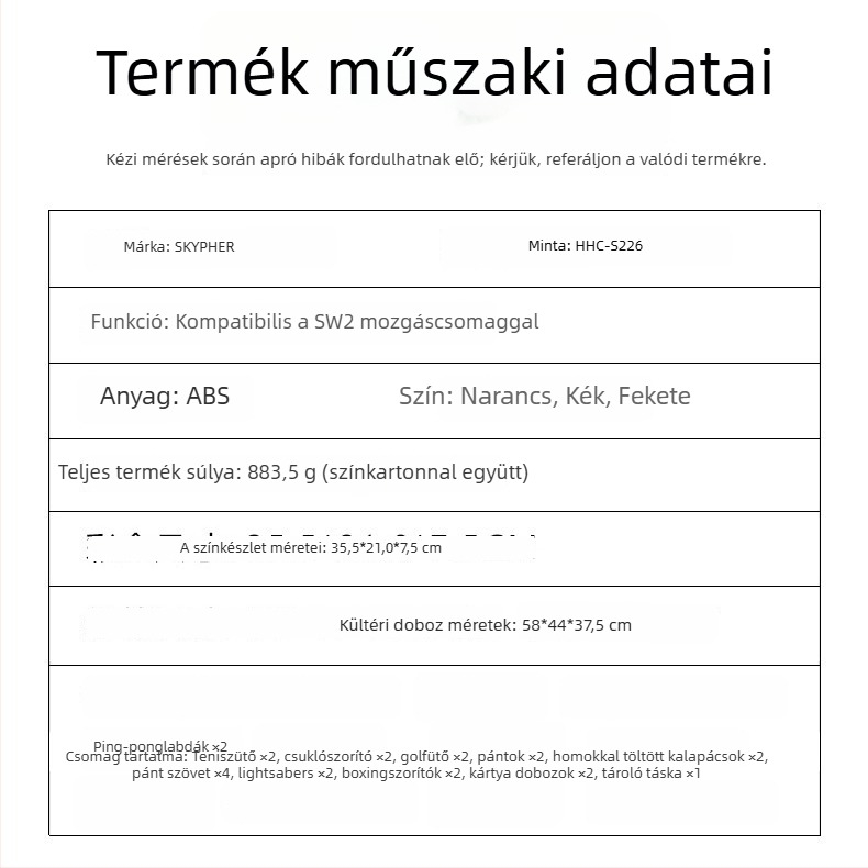 Switch2 Gen 23-in-1 mozgásos sportkészlet (Switch2 gazdával kompatibilis, Joy-Con2 fogantyú, ABS anyag, eredeti játék szoftver)