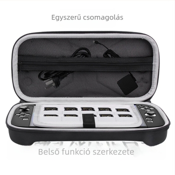 Switch 2 kézi hordozó táska – EVA bőr textúra, PU+EVA anyag