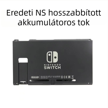 Nintendo Switch elülső keret és hátsó burkolat javítóalkatrész, hosszú üzemidejű verzió, műanyag