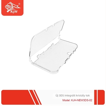KJH-NEW 3DS-02 Szilikon védőburkolat NEW 3DS-hez – egyrészes, átlátszó kialakítás, védelem, jobb érzet